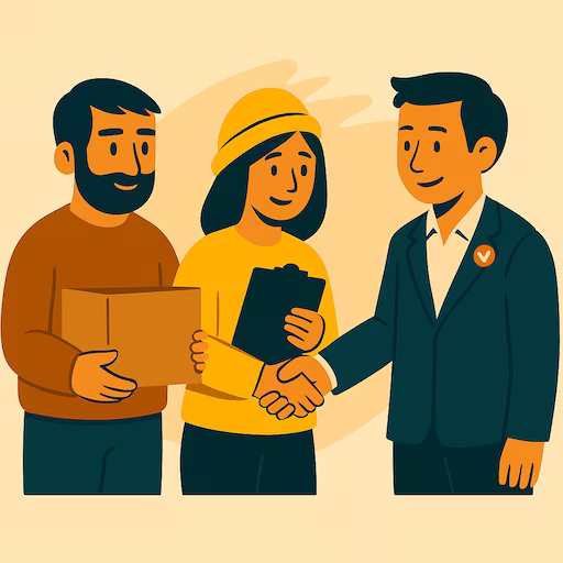 firemni partnerstvi illustration
